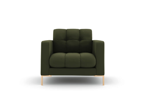 Cosmopolitan Design Fauteuil Bali structurele stof, groente - 96x87x75cm