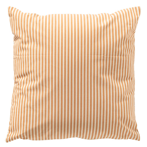 JULITA - sierkussen 45x45 cm - bloemenmotief - 100% katoen - Dusty Coral - roze