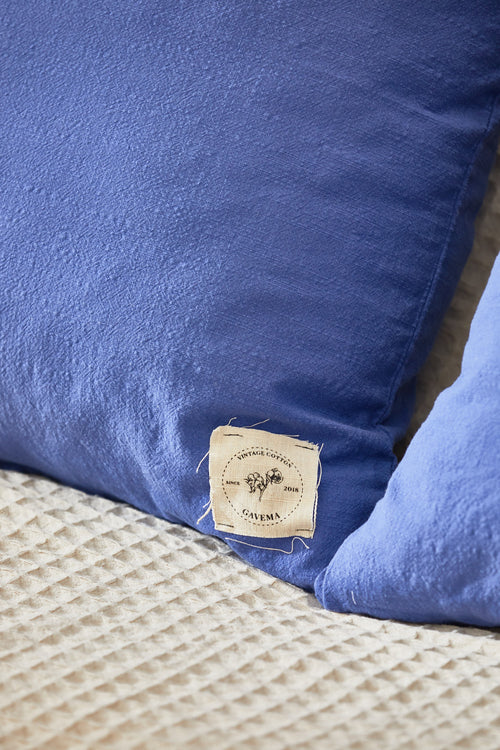 Calma House Kussenhoes Gavema2 - Donkerblauw - 80x80