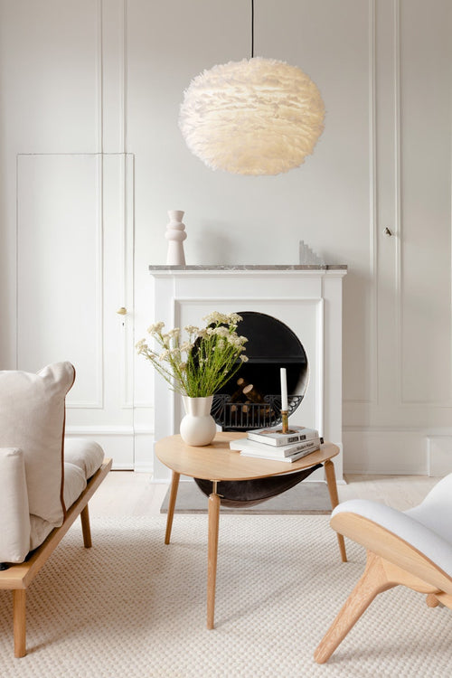 Umage Eos Large hanglamp white - met koordset wit - Ø 65 cm - vtwonen shop