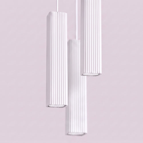 Sollux Lighting Hanglamp RAYO 3P wit - 20x20x108cm