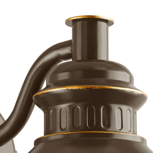 EGLO wandlamp buiten Albacete - e27 - 26,5 cm - bruin/koper