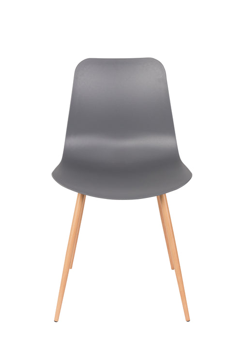 Housecraft Living Leon Eetkamerstoel Grijs - Set van 2 - vtwonen shop