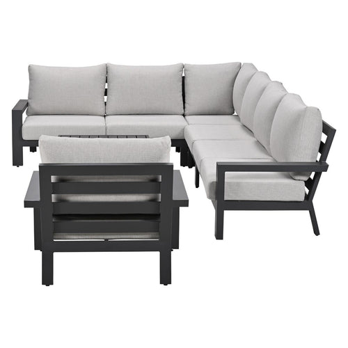 Garden Impressions Loungeset Sorelli 6-delig - donker grijs