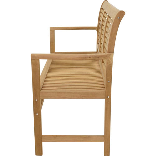 Lesli Living loveseat Stripe - zwart - 142x56x96cm