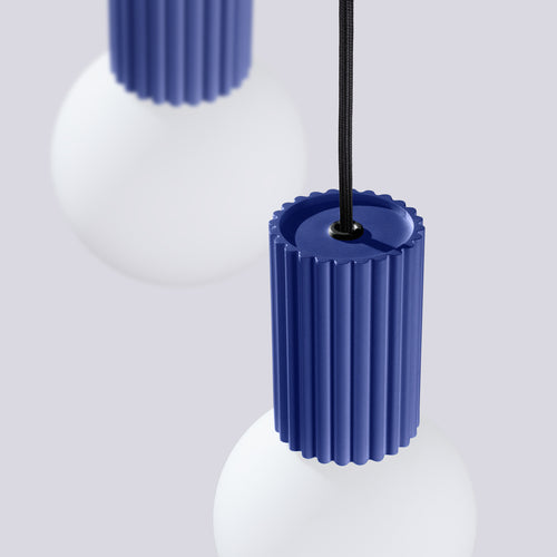 Sollux Lighting Hanglamp HALO 3P ultramarijn - 25x25x125cm