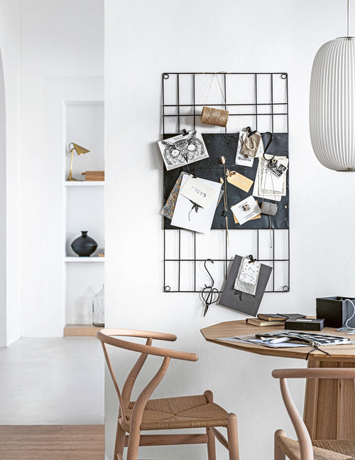 vtwonen Magnetisch Memobord - Zwart - Metaal - 60 x 105 cm