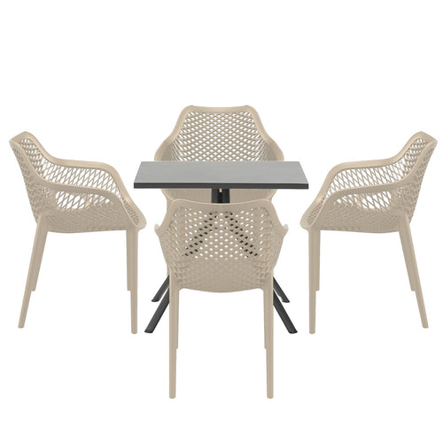 Garden Impressions tuinset Air XL - Rimini taupe 5-delig