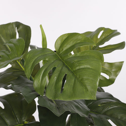 Mica Decorations Monstera Kunstplant in Bloempot Stan - H48 x Ø39 cm - Groen