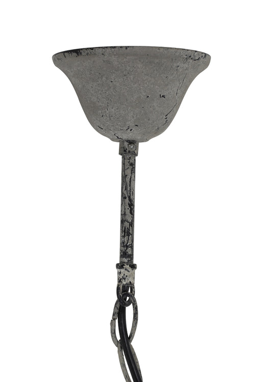 Light & Living hanglamp LUNA - Ø35.5x45cm - wit
