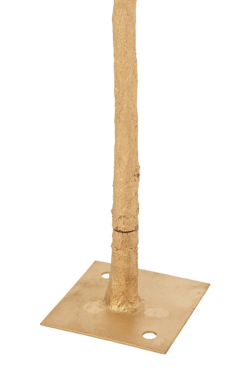 J-Line boom Pluimen - staal - goud/wit - small - vtwonen shop