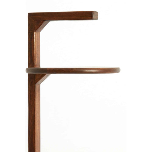 Light & Living bijzettafel Delmino - bruin - Ø26cm