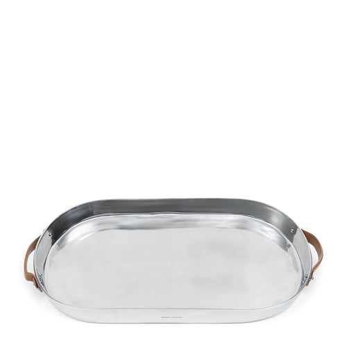 Rivièra Maison Macau Serving Tray - Aluminium - Zilver - vtwonen shop