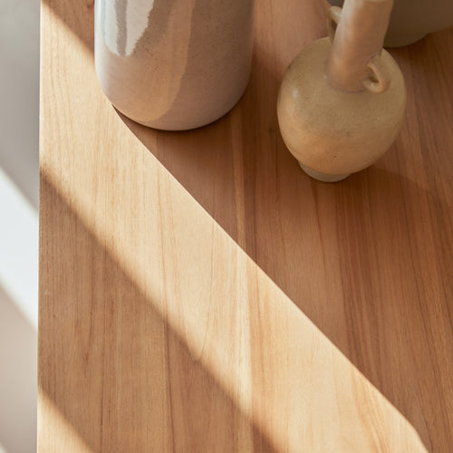 Tikamoon Coffee Tek - Tv-meubel van massief teakhout 180 cm - Naturel