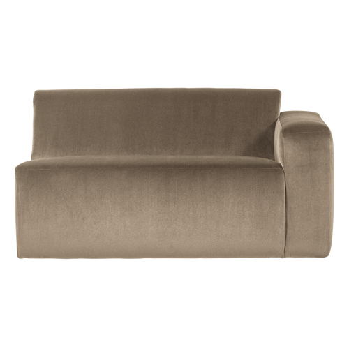 WOOOD 1,5-zits bank arm rechts Mojo Base - Velvet - Khaki - 74x145x97