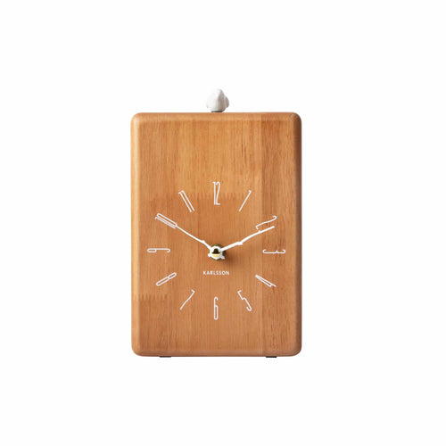 Karlsson wandklok Rama Cuckoo - bruin - 6x14x20cm