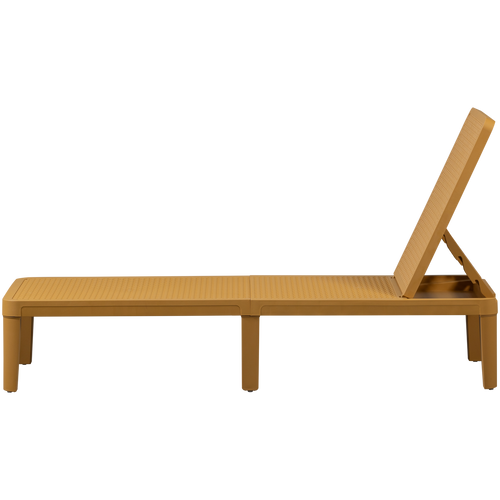 WOOOD ligbed tuin Jinte  - Kunststof - Geel - 29x55x191 - vtwonen shop