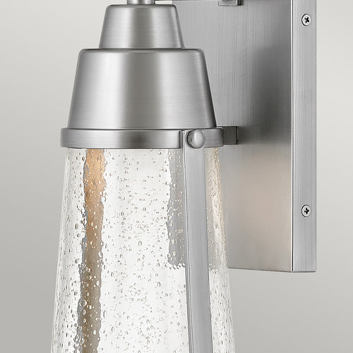 Elstead Hinkley Miles Outdoor Wandlantaarn Gelakt Satijn Nikkel, IP44
