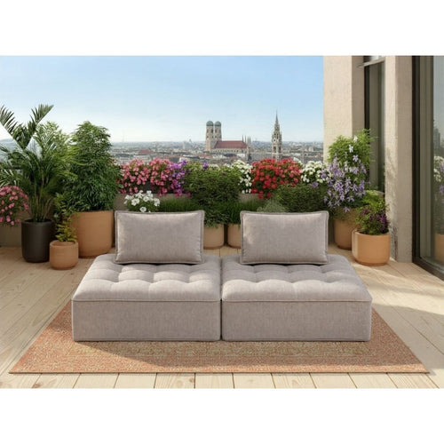 Kare Design Tuinfauteuil Portofino grijs