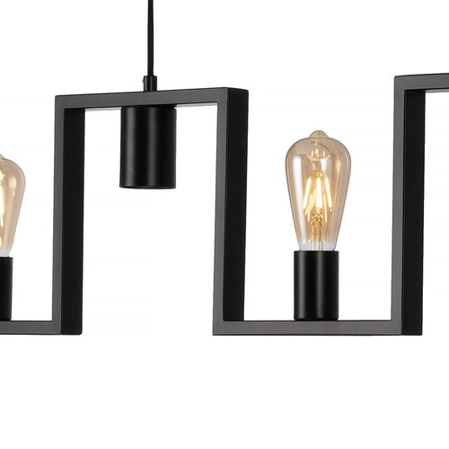 Ylumen hanglamp Row - 7 lichts - 158  x 150   cm - zwart - vtwonen shop