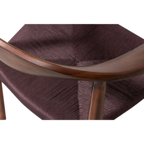 vtwonen eetkamerstoelen Embrace - Hout - Donkerbruin - Set van 2 - vtwonen shop