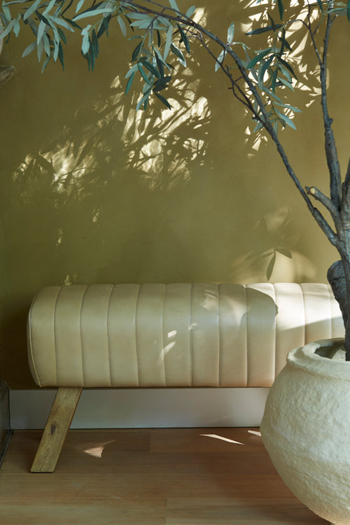 Light & Living bank RAMY - 90x31x46cm - bruin