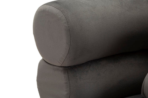 Mauro Ferretti fauteuil - 78x68x85 cm - grijs/zilver
