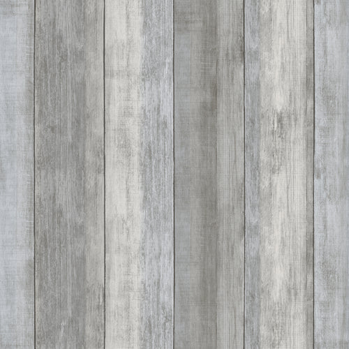 Sanders & Sanders behang houtlook blauw en grijs - 53 cm x 10 m - 640054