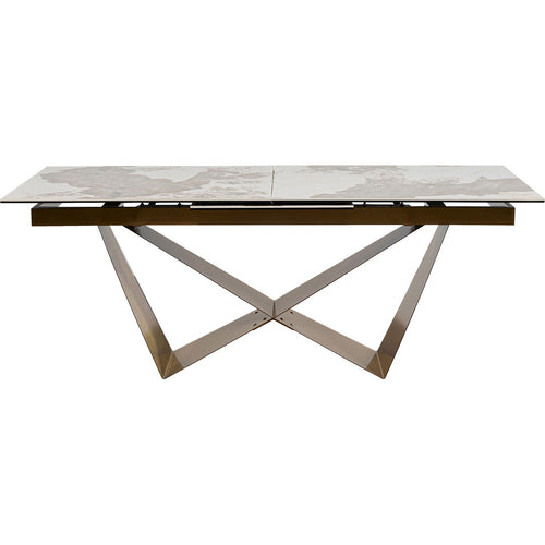 Kare Design Uitschuifbare Eettafel Connesso 260x90cm wit - vtwonen shop