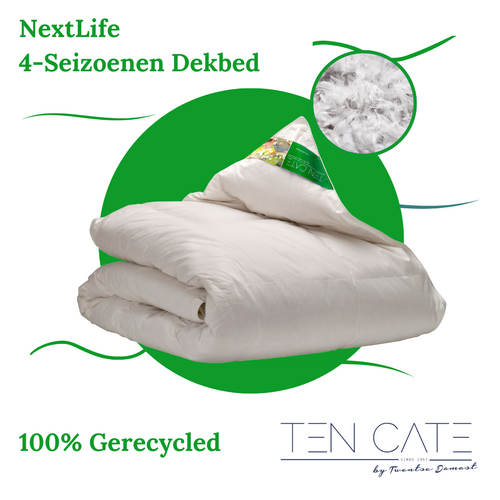 Ten Cate dekbed - greencomfort - 4 seizoenen - 70% dons - 200x200 - vtwonen shop