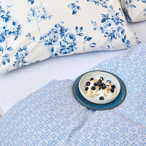 Walra - Dekbedovertrek Dutch Delight - 140x220 cm - Blauw