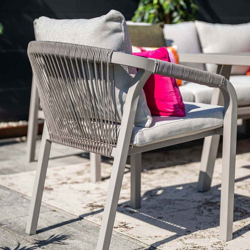 Garden Impressions lounge dining set Tarera taupe - 7-delig