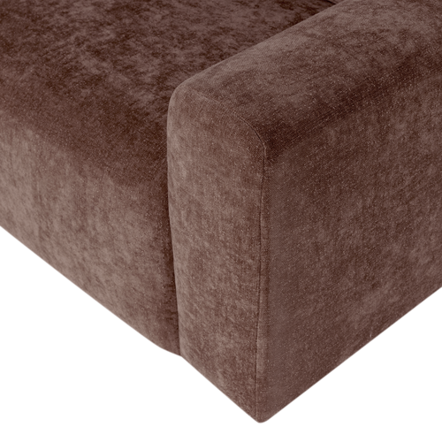 WOOOD fauteuil slub Umina - Chenille - Oudroze