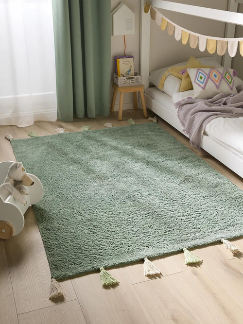 benuta wasbaar kindervloerkleed Malu - groen - 120x170 cm