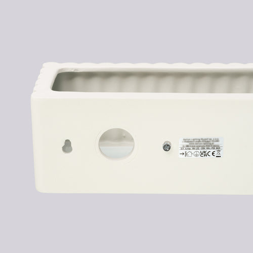 Sollux Lighting Wandlamp keramiek RIGATA beige - 34x12x10cm