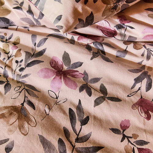 Cinderella - Dekbedovertrek Botanica Flanel - 240x220 cm - Beige