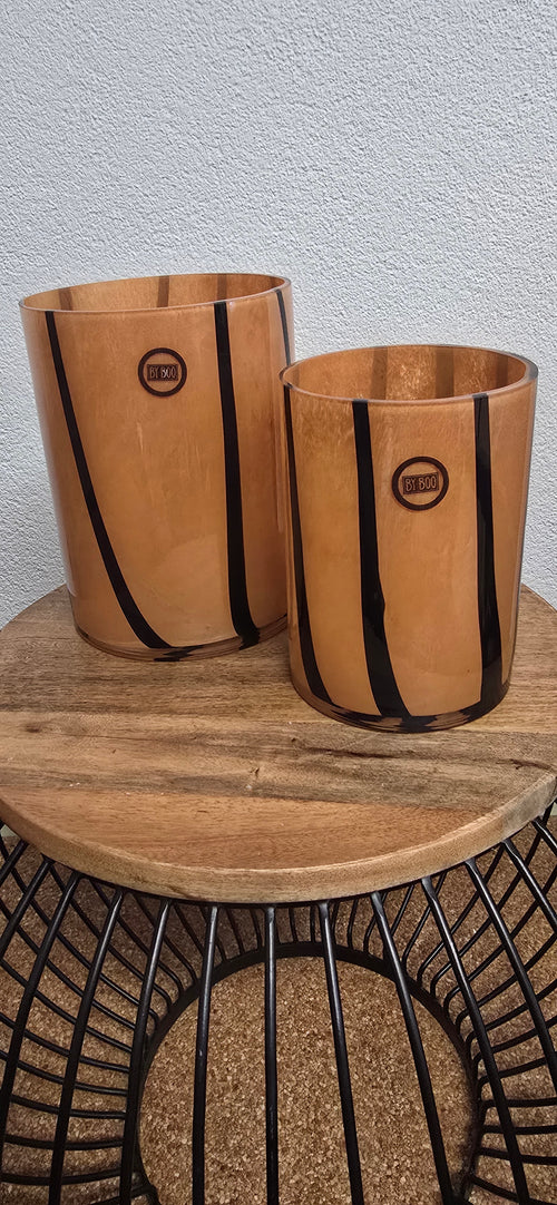 FurniLux Vaas Niala bruin 42x42x28 cm - vtwonen shop