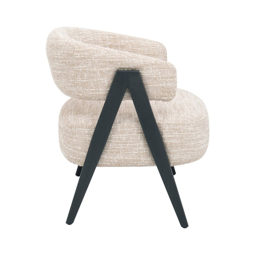 DÉJA Living Fauteuil Fly - Beige/Zwart - 67x64x72cm - vtwonen shop
