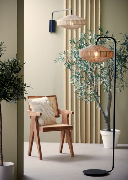 Light & Living wandlamp LYRA - Ø43x115cm - bruin