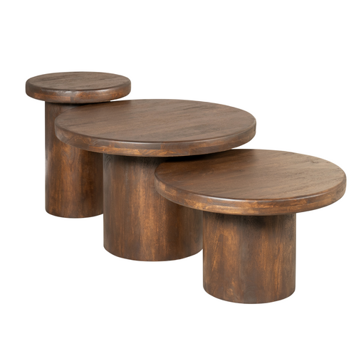 Starfurn - Salontafel Maya - Bruin - 70x70x45 cm