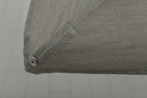 Hawaii Big Pole II parasol - 350x350 cm - carbon black - royal zand - vtwonen shop