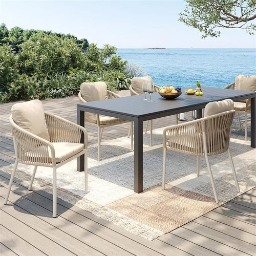 Kare Design Tuinstoel met armleuningen Cyprus beige