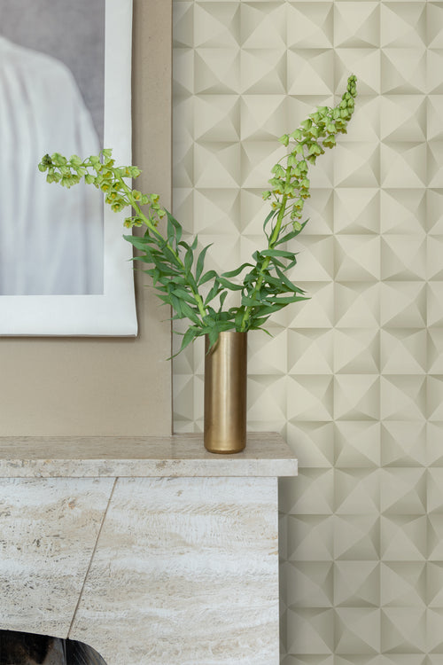 Origin Wallcoverings behang 3D-motief lichtbeige - 50 x 900 cm - 347959 - vtwonen shop