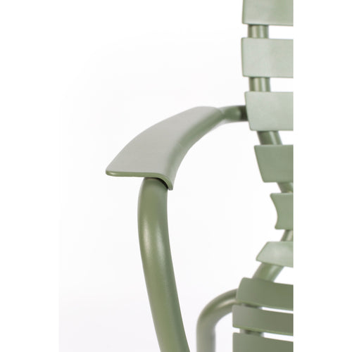 Zuiver Vondel Tuin Eetkamerstoelen armleuning Groen - Set van 2 - vtwonen shop