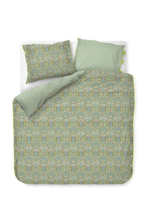 Pip Studio dekbedovertrek Kikoy - 240x200/220 cm - groen