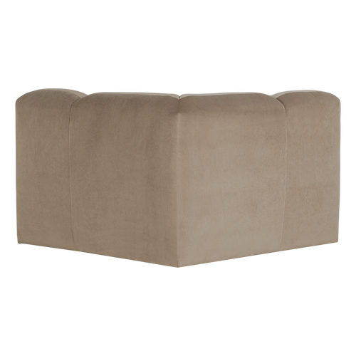 WOOOD hoekelement recht Mojo - Velvet - Khaki - 74x105x105