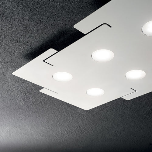 Ideal Lux Totem - 6 lichts plafondlamp wit