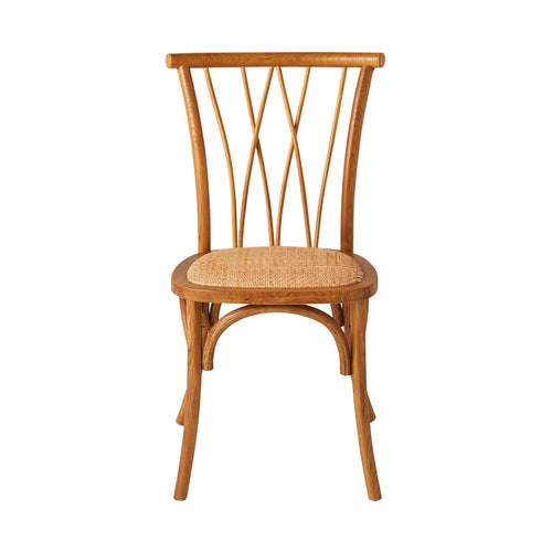 Signature - OLYMPIA Set van 2 eiken stoelen - Naturel - 46x45x77 cm