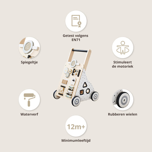 Petite Amélie Loopwagen - Multiplex - wit