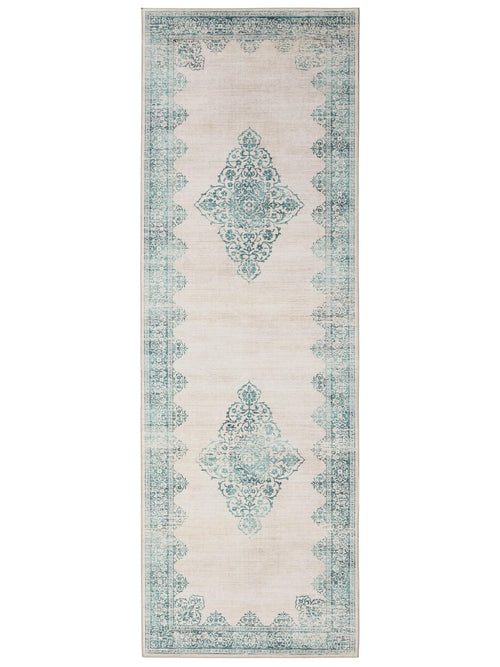 benuta loper Laury - turkoois - 80x240 cm